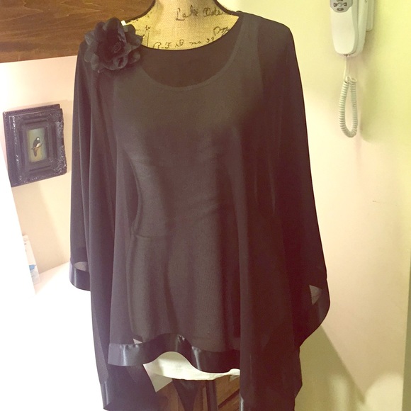 Black Satin trimmed cover - Picture 1 of 4